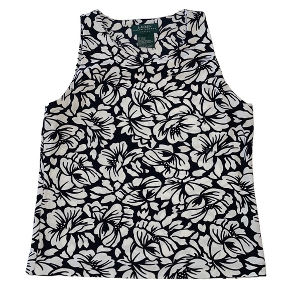 Lauren Ralph Lauren Tops - Lauren Ralph Lauren Sleeveless Top Size Small Petite EUC
